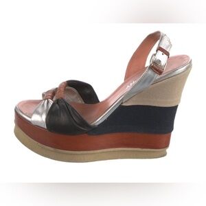 Philosophy di Lorenzo Serafini striped wedge platform superhero shoe- 5